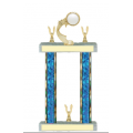 Trophies - #F-Style Volleyball Ribbon Star